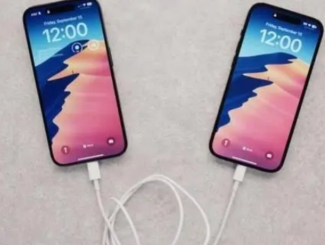 汉川苹果15维修店分享iPhone15可以给安卓充电吗 