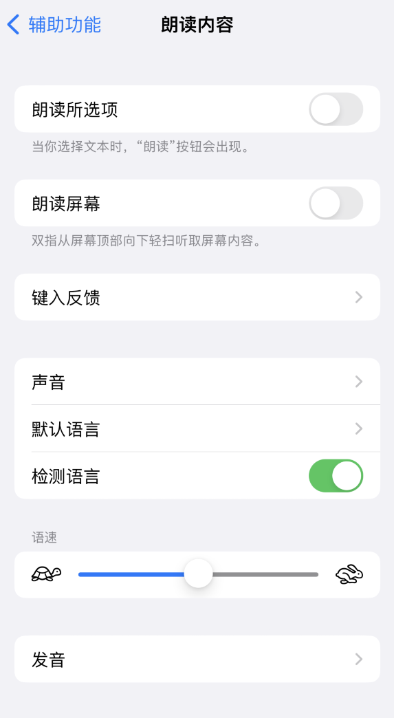 汉川苹果服务网点分享iOS 16 小技巧：让 iPhone 朗读屏幕上的内容或所选择的文本 